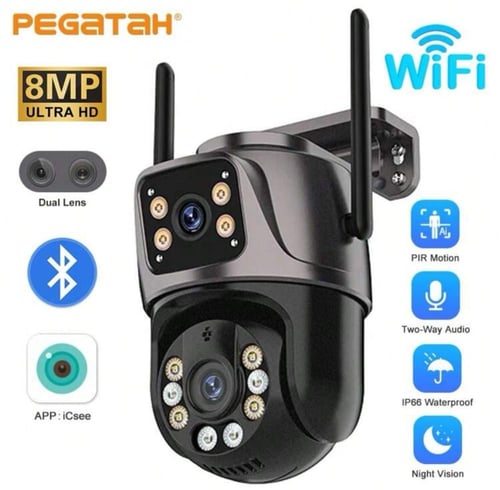 كاميرات مراقبة واي فاي - عدستين بدقة 8mp