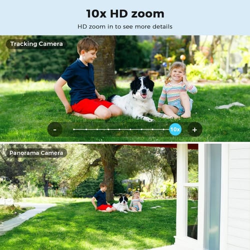 كاميرات مراقبة واي فاي بدقة 10mp وبزوم 10x