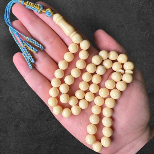 سبحة تراب كهرمان لبناني 10 ملم