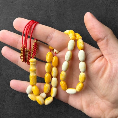 سبحة تراب كهرمان بولندي برائحة 7.8 ملم