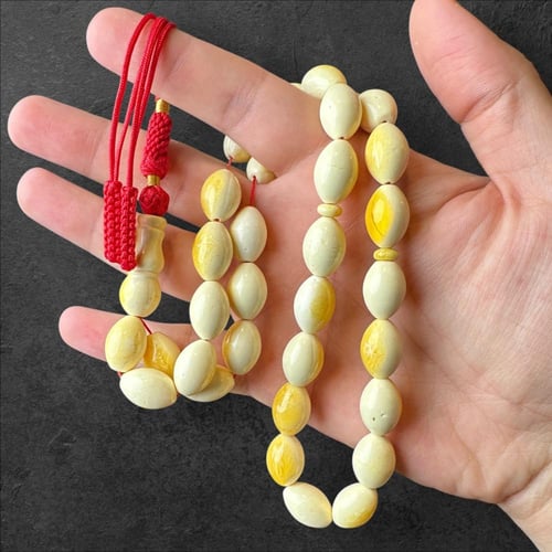 سبحة تراب كهرمان بولندي برائحة 11.6 ملم