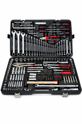 طقم عدة 202 قطعة + 11 قطعة PPRRO FORCE