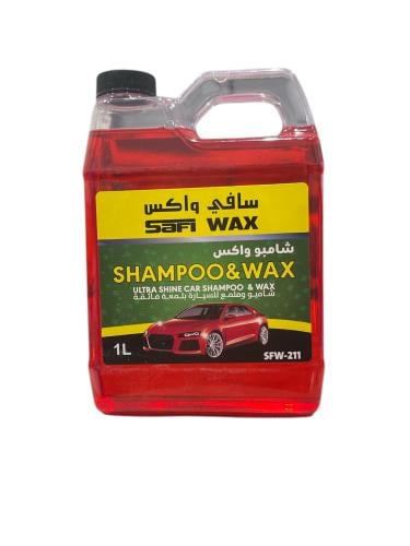 شامبو سافي واكس ١ لتر احمر