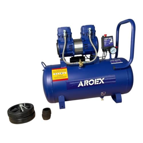 كمبروسر هواء صامت AROEX AR-1050 سعة 50 لتر – مزدوج...