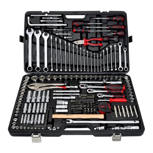 طقم عدة 202 قطعة + 11 قطعة PPRRO FORCE