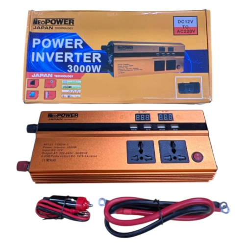 محول طاقة كهربائية من NeoPOWER (من 12 فولت إلى 220...