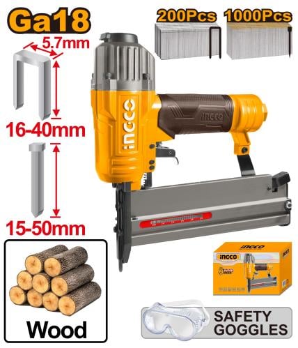 دباسة هواء 2في ١ دبوس ومسمار 16-40ملي INGCO