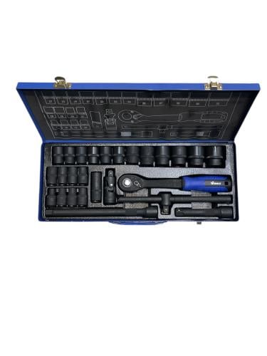 طقم عدة اسود 26 قطعة Vtools