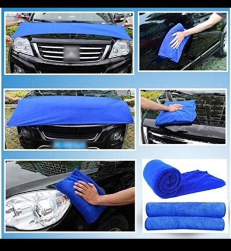 ‎منشفة مايكرو فايبر لغسيل وتجفيف السيارات بمقاس كب...