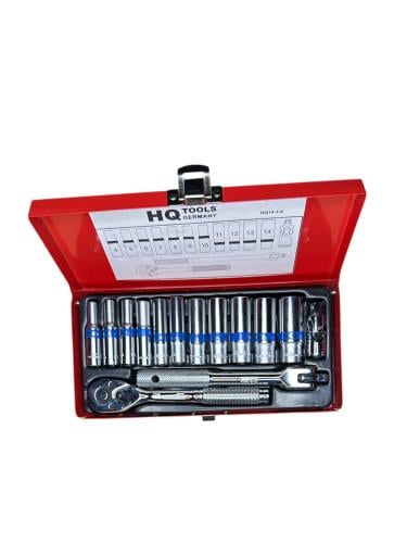 طقم عدة 14 قطعة 1/4 HQ tools