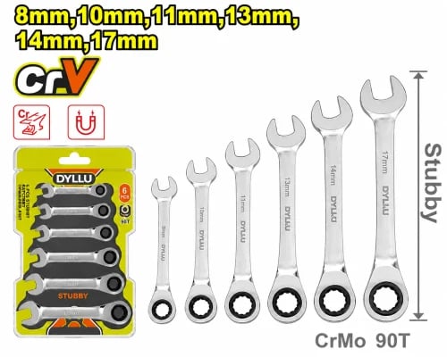 طقم مفتاح T90 مشترك اوتماتيك قصير DYLLU
