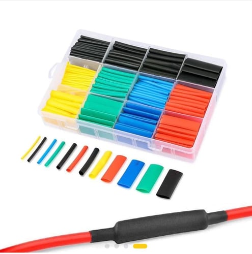 عازل اسلاك كهرباء 530 قطعة حراري