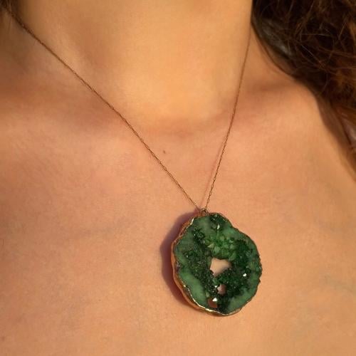 Green Quartz Pendant