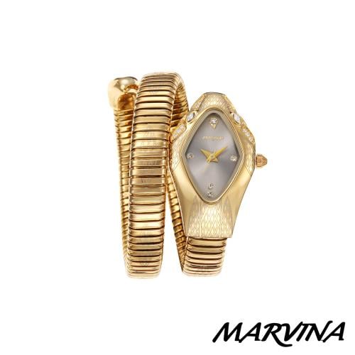 ساعة MARVINA نسائي ثعبان ذهبي
