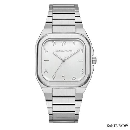 ساعة SANTA FADW رجالي استيل ( ميناء الابيض