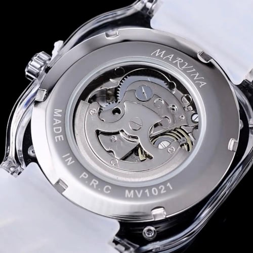 ساعة مارفينا رجالي الشفاف