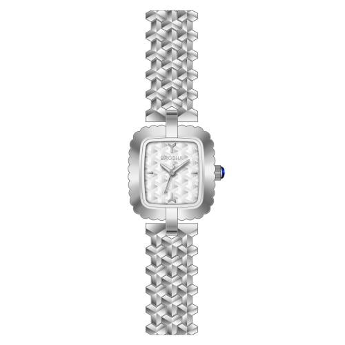 ساعه بروشا فضي كامل