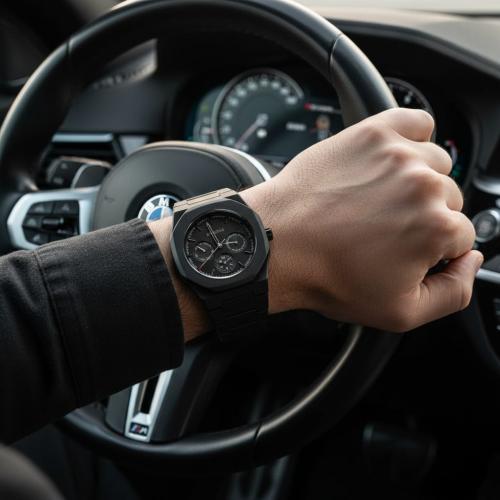 ساعة BROSHA رجالي كاربون