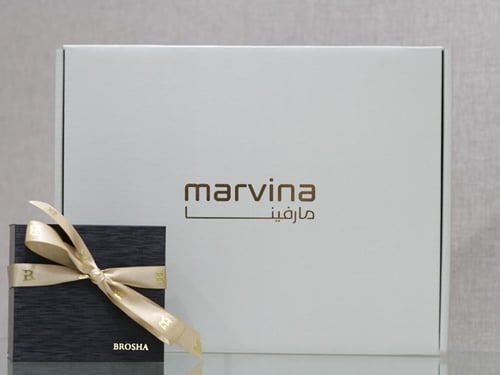 ساعة BROSHA الأنيقة الزركون لون ميناء فضي