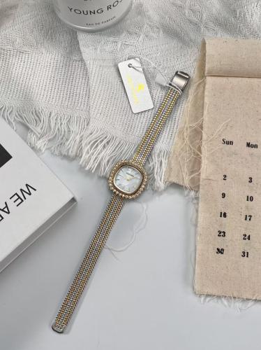 ساعة SANTA FADW نسائي حصيرة فضي ذهبي