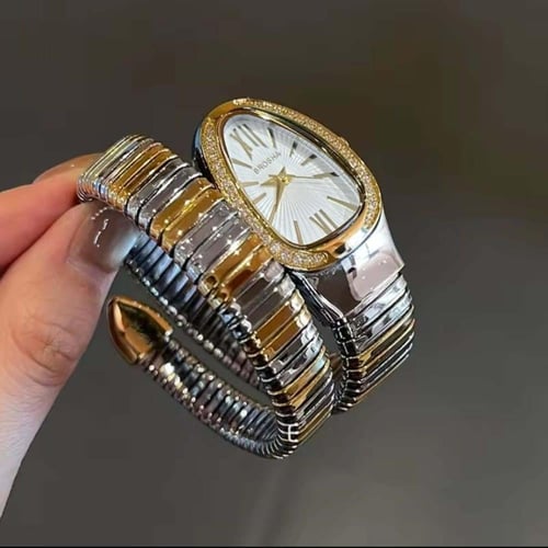 ساعة BROSHA نسائي ثعبان لفة