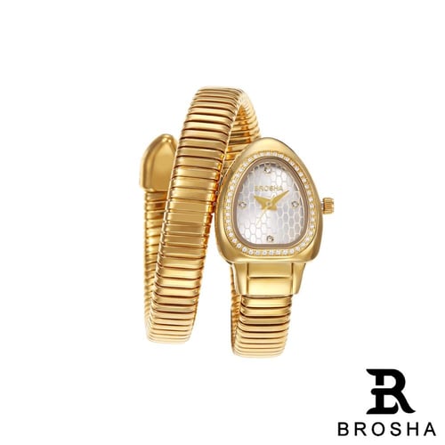 نسائي موديل BROSHA ثعبان لفه ذهبي