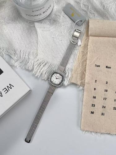 ساعة SANTA FADW نسائي حصيرة فضي