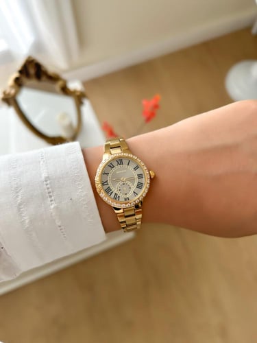 ساعة MARVINA نسائي استيل ذهبي