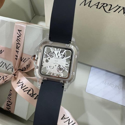 ساعه MARVINA رجالي الجديدة (اسود)