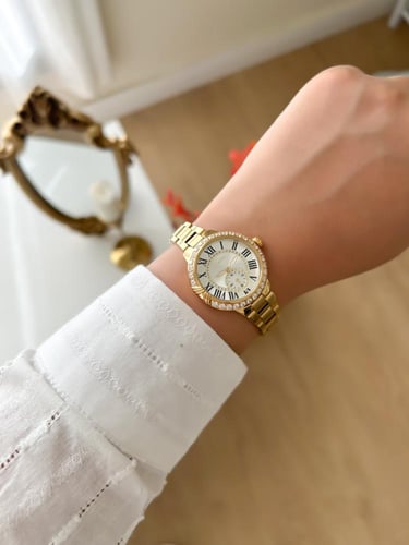 ساعة MARVINA نسائي استيل ذهبي