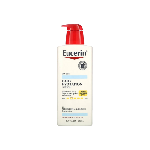 Eucerin Daily Hydration Lotion, SPF 15, Fragrance Free
