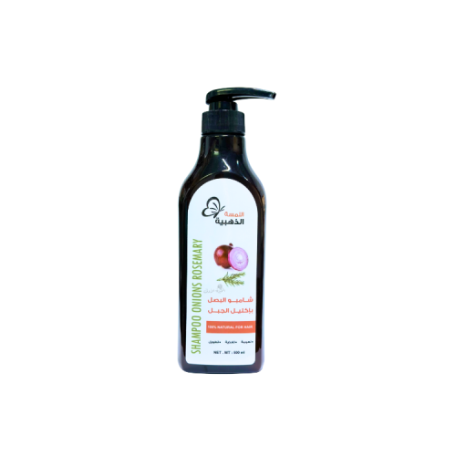 Onion shampoo with rosemary for hair