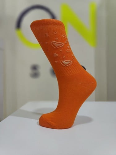 جوارب مضيئة رسومات برتقالي