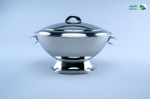 زبدية بقاعدة بغطاء ترمنتينا مقاس 24سم