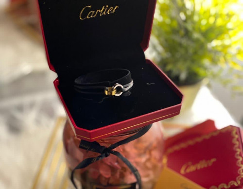 تسليم فوري Cartier Bracelet Two rings Black