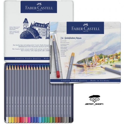 فابر كاستل خشبي مائي 24 قلم