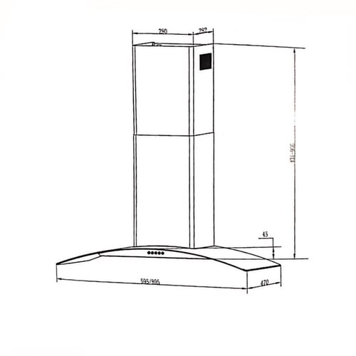 شفاط ماستر جاز 60 سم MGHG-60