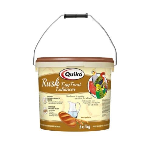 علف القمح سطل 5 كيلو Quiko Rusk