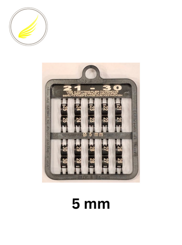 حجل كبس مقاس 5 مم بأرقام من 21 الى 30 R4W