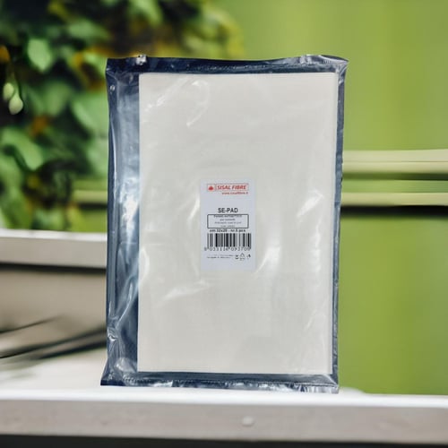 لباد للعش ابيض قطن ايطالي ( SISAL ) مربع كبير