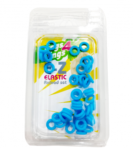 حجول مطاط مقاس 4.5مم R4W لون سماوي