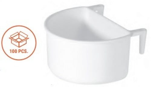 معلف داخلي بلاستيك ابيض مقاس 7.5