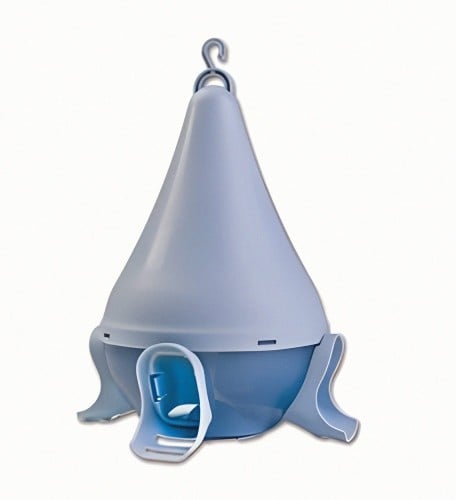 معلف بذور للحدائق والمطاير ( لون ازرق )