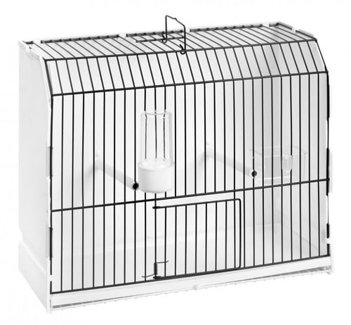 قفص عرض شبك أسود باب واحد 2gr