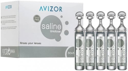 محلول نورمل سيلاين انبولات 5مل Avizor Saline Solut...