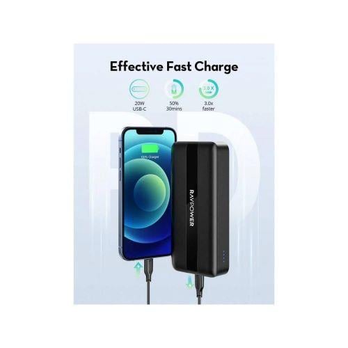 راف باور باور بنك بسعة 20000 مللي أمبير بقوة 20 وا...