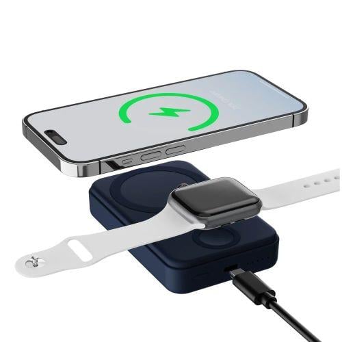 بطارية لاسلكة بقوة 10 الف لشحن الجوال و الساعة مع...