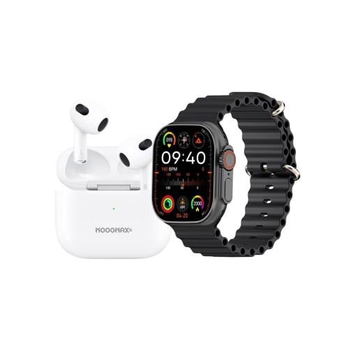 بكج ساعة و سماعة ايربودز 4 موج ماكس