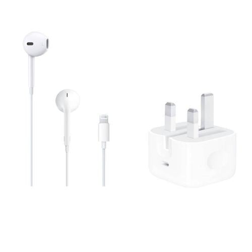 شاحن جدارى أبل PD الأصلي 20 واط + سماعة أبل سلك لا...
