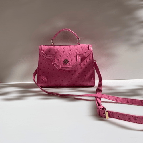 حقيبة ( رفاه ) باللون الوردي